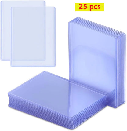 25/50/100 count top loaders for cards, 3"x4" Baseball card sleeve Hard plastic card protector for game trading cards,sports card