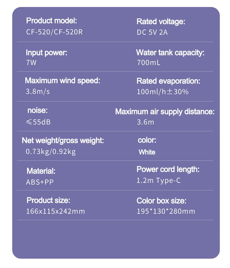 Home desktop air conditioning fan dormitory USB mini electric fan refrigeration air conditioning office small mobile air cooler