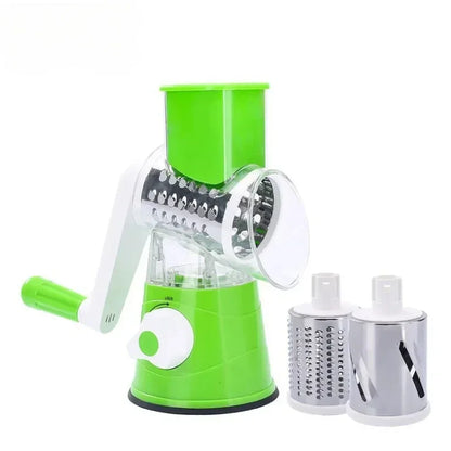 Vegetable Cutter Hand Cranked Slicing Portable Cheese Chopper Machine Vegetable Garlic Potato Shredder Tools Kitchen Accessories