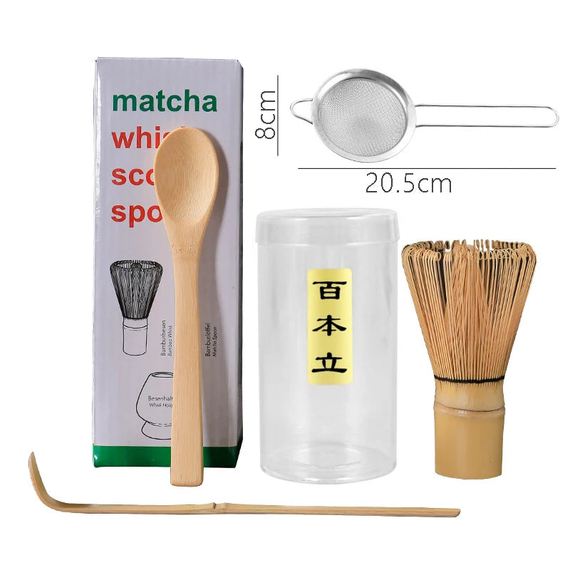 Matcha Whisk Set includes Matcha Whisk and Scoop The Perfect Bamboo Whisk for Matcha Tea Japanese Tea Making Tools