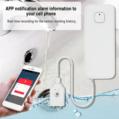 ABUO-Smart Switch Water Leakage Sensor Water Leakage Detection Alarm Detector Advanced Leak Detection