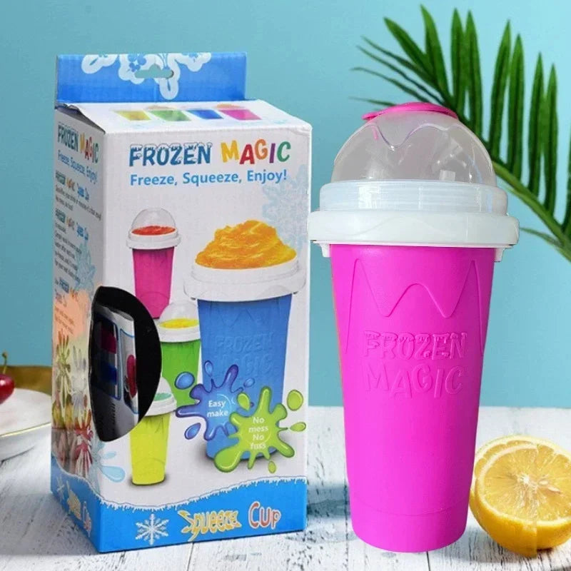 Smoothie Cups Shaking Cup Large Capacity Homemade Smoothies Juice Ice Cream Milkshake Squeeze Bottle Cooling Cup Kitchen Tools