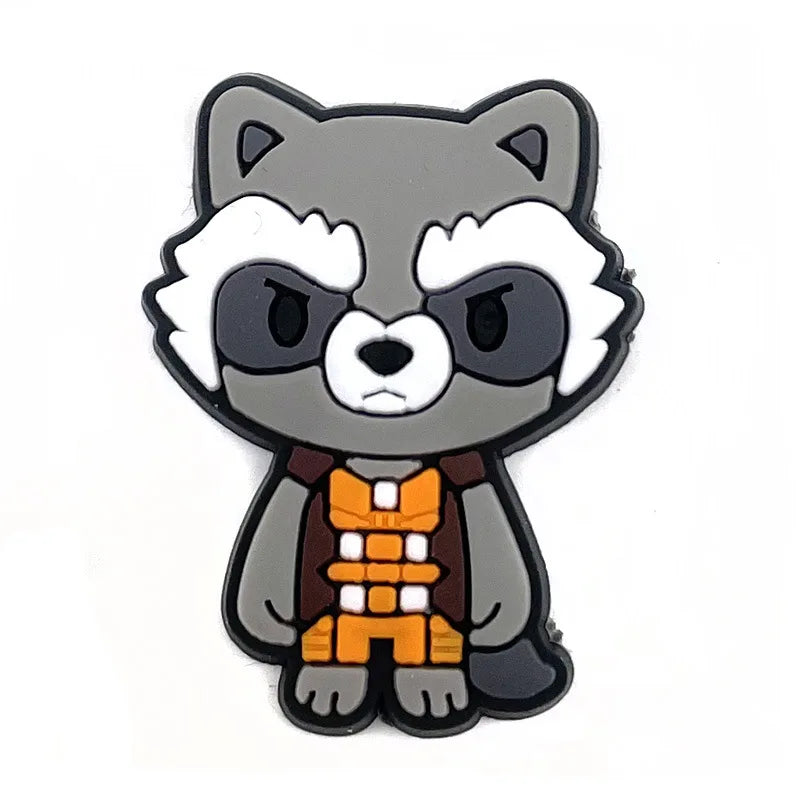 28styles Movies Super Hero Shoe Charms for Clogs Sandals Decorations shoes Accessories PVC Charms Cartoon Kids Gifts