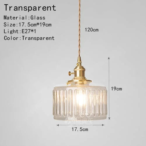 Lamps for Living Room  Room Decor Bedside Light Luxury Creative Restaurant Balcony Porch Glass Pendant Lights Lamp