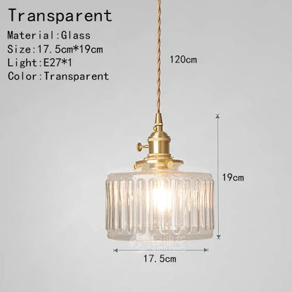 Lamps for Living Room  Room Decor Bedside Light Luxury Creative Restaurant Balcony Porch Glass Pendant Lights Lamp
