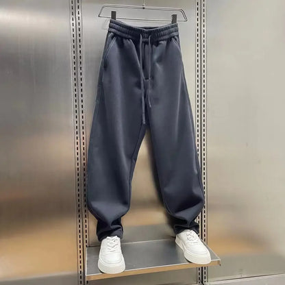 Outdoor Joggers Sweatpants Solid Color Casual Trousers High Quality Cotton Men's Brand Pants