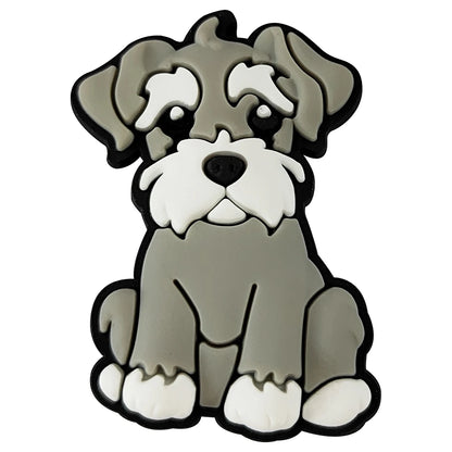 Animals Cute Dog Shoe Charms for Crocs Accessories Decoration Pin Bracelet Wristband DIY Kids Women Gifts