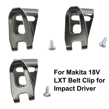 3pcs Belt Clip Hook For Makita 18V LXT Cordless Drills Impact Driver Power Tools Accessories
