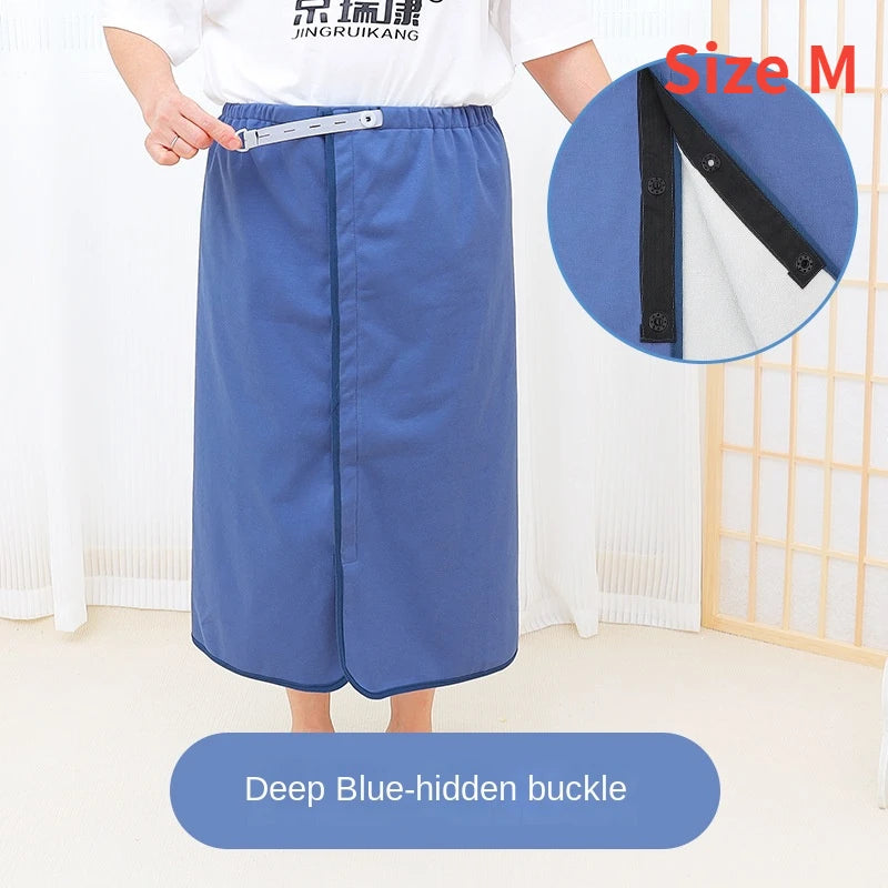 Adult Elderly Diaper Skirt Cloth Diaper for Bedridden Paralyzed Washable Cotton Diaper Pad for Menstrual Waterproof Leak-proof