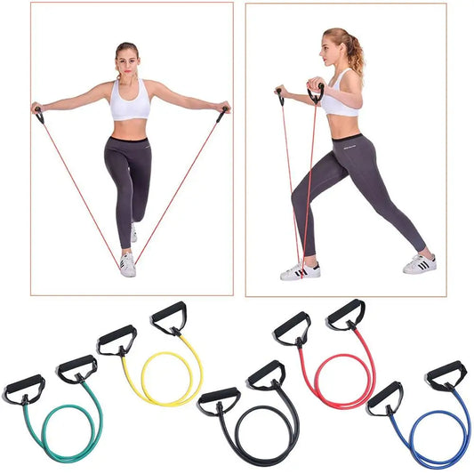 5 Levels 5 Levels Resistance Bands Multifunctional Elastic Resistance Pull Rope Portable With Handles Fitness Elastic Bands Yoga