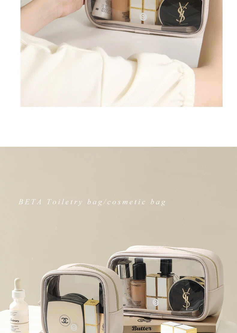 Tianzong Toiletry Bag Portable Travel Business Trip Cosmetics Cosmetics Bag Waterproof Transparent Cosmetic Bag