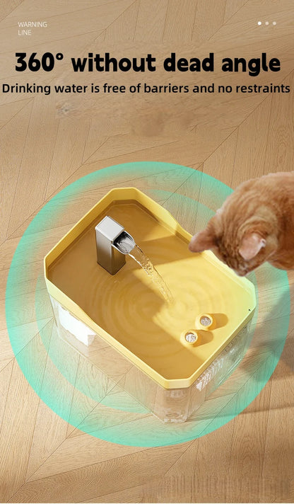 1.5L Cat Water Fountain Auto Filter Pet Cat Drinker USB Automatic Water Drinking Fountain Dispenser live Water Circulation
