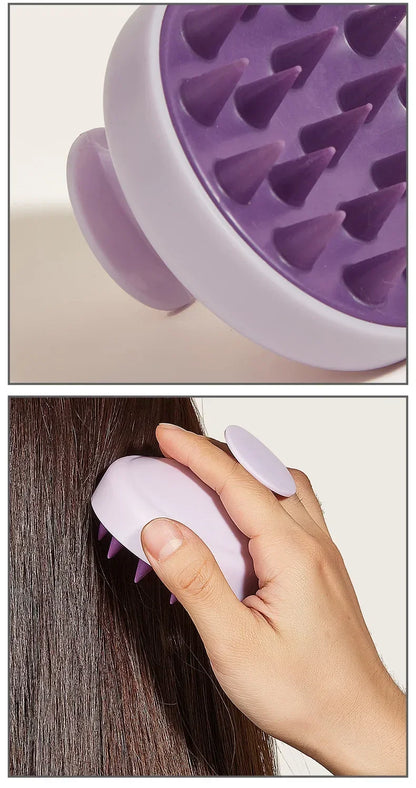 Scalp Hair Massager Head  Massage  Brush Can relieve headaches Silicone massage brush