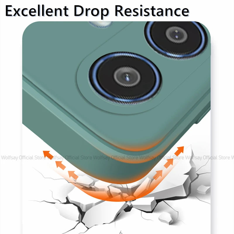 For Samsung Galaxy M35 5G Case For Samsung Galaxy M35 5G Cover TPU Shockproof Liquid Silicone Phone Cover For Samsung Galaxy M35