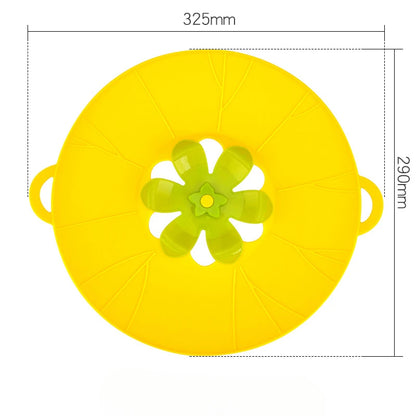 Silicone pattern anti-spill lid, silicone fresh-keeping lid, rotatable lid, kitchen gadgets