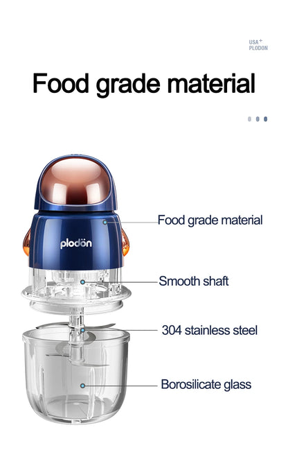 300ml Portable Blender Food Mixer Multifunctional Food Processor Electric Meat Grinder Mini Mixers Cup Baby Solid Food Machine