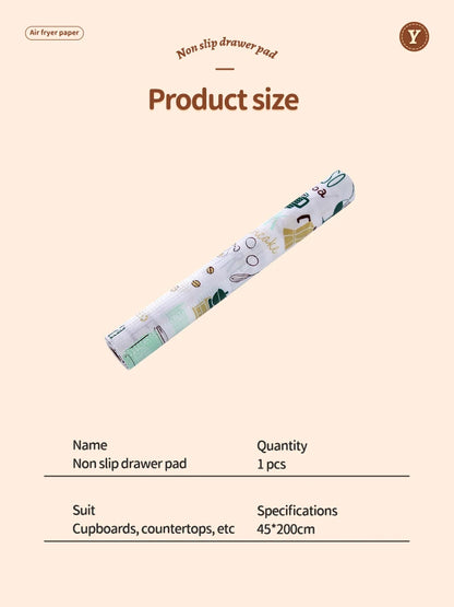 1 Roll Can Cut Table Mat Drawers Cabinet Shelf Liners Cartoon Cupboard Placemat Waterproof Oil Thickened Kitchen Stickers