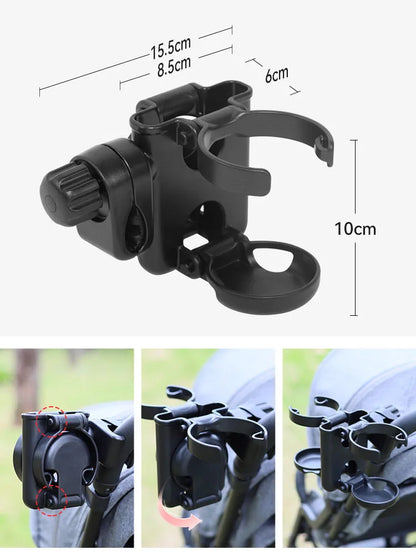 Baby stroller accessories baby bottles rack for baby cup holder trolley child car bicycle quick release water bottle holder