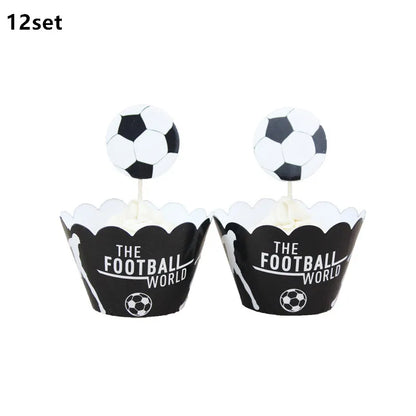 108*180cm Football Tablecloth Party Supplies Disposable Plate Tableware Party Birthday Party Decor Kids Boy Soccer Party Supplie