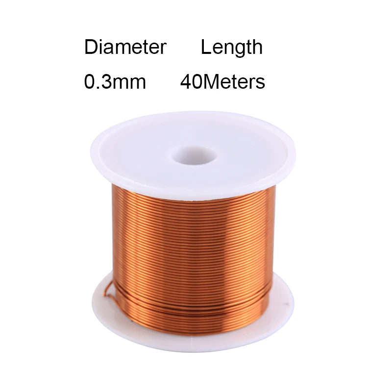 1coils/3 coils copper wire 0.04-0.31mm cable copper wire electromagnetic wire enameled copper winding wire copper paint wire