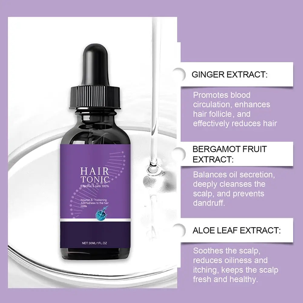 Hair Serum Butterfly Pea Flower,coconut Oil,centella Hair Oil Nourishing Scalp Treatment Anti-Frizz Repair Damage Hair Care