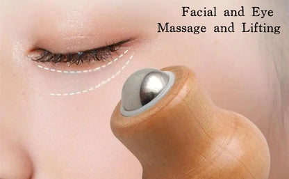 Facial massage roller massage tools, mini hand-held facial massager, skin care tools, easy to clean and use.