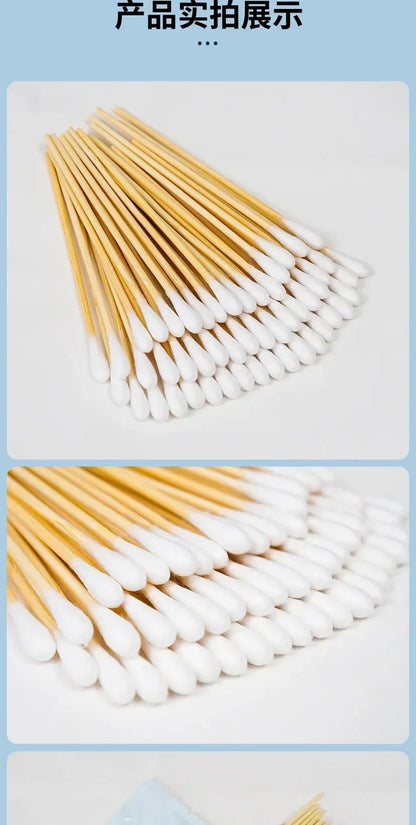 Medical Disposable Cotton Swabs, Degreased Cotton Swabs, Self-sealing Sterile Medical Gynecological Cotton Swabs