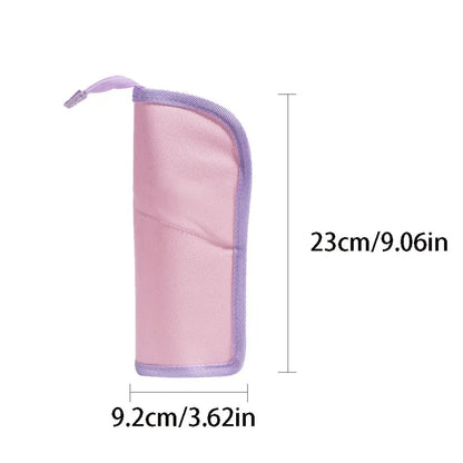 Student Supplies Folding Pencil Case Creative Simple Stationery Bag Portable Stainproof Storage Bag Children