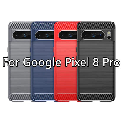 For Google Pixel 8A Case Google Pixel 6 7 8 Pro 5A 6A 7A 8A Cover Shockproof Soft Silicone Protective Bumper For Google Pixel 8A