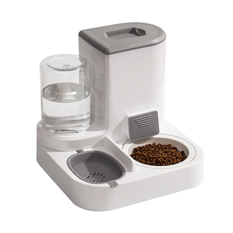 Pet automatic drinking water feeder Integrated large capacity dry and wet separation Ceramic bowl Stainless steel bowl