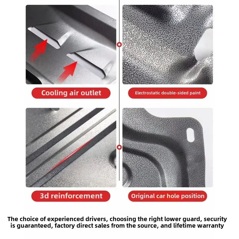 Vehicle - Specific Splash - Proof Durable Sturdy Engine Undercover And Lower Mudguard For Volkswagen TAVENDOR 2019-2024