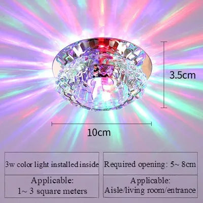 LED Ceiling Lamp for Aisle, Flush, Living Room, Crystal Corridor, Porch Light, Front Porch, Porch Light