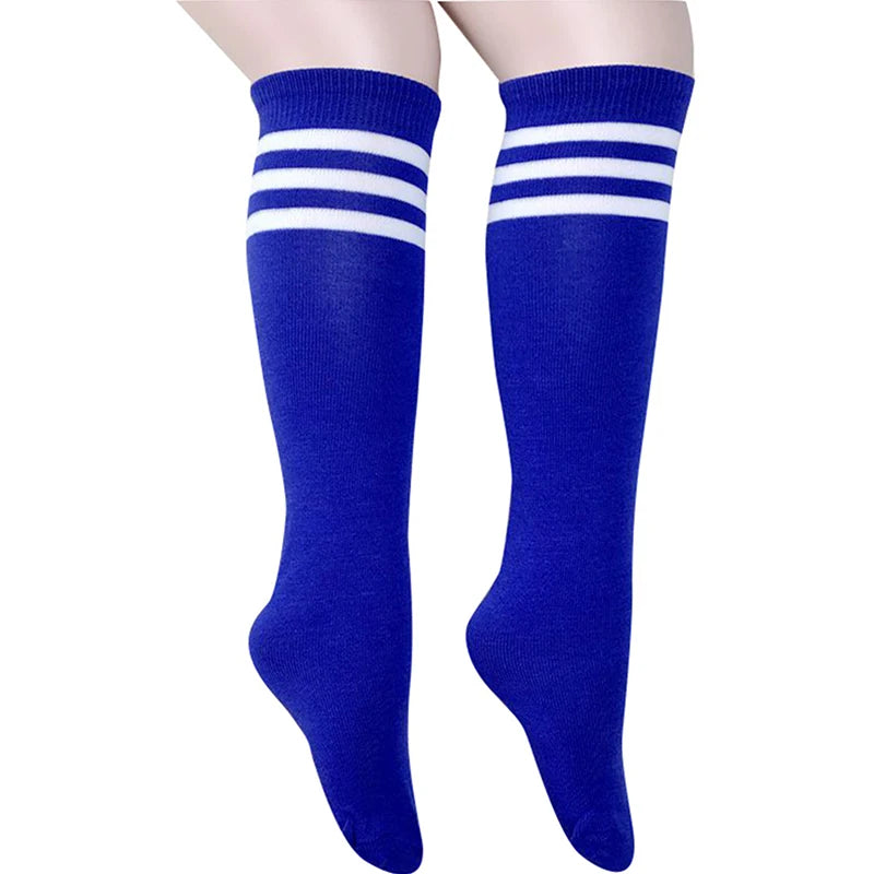 New Football Sports Socks Long Knee Cotton Spandex Kids Legging Stockings Soccer Baseball Ankle Children Socks Hot Sale