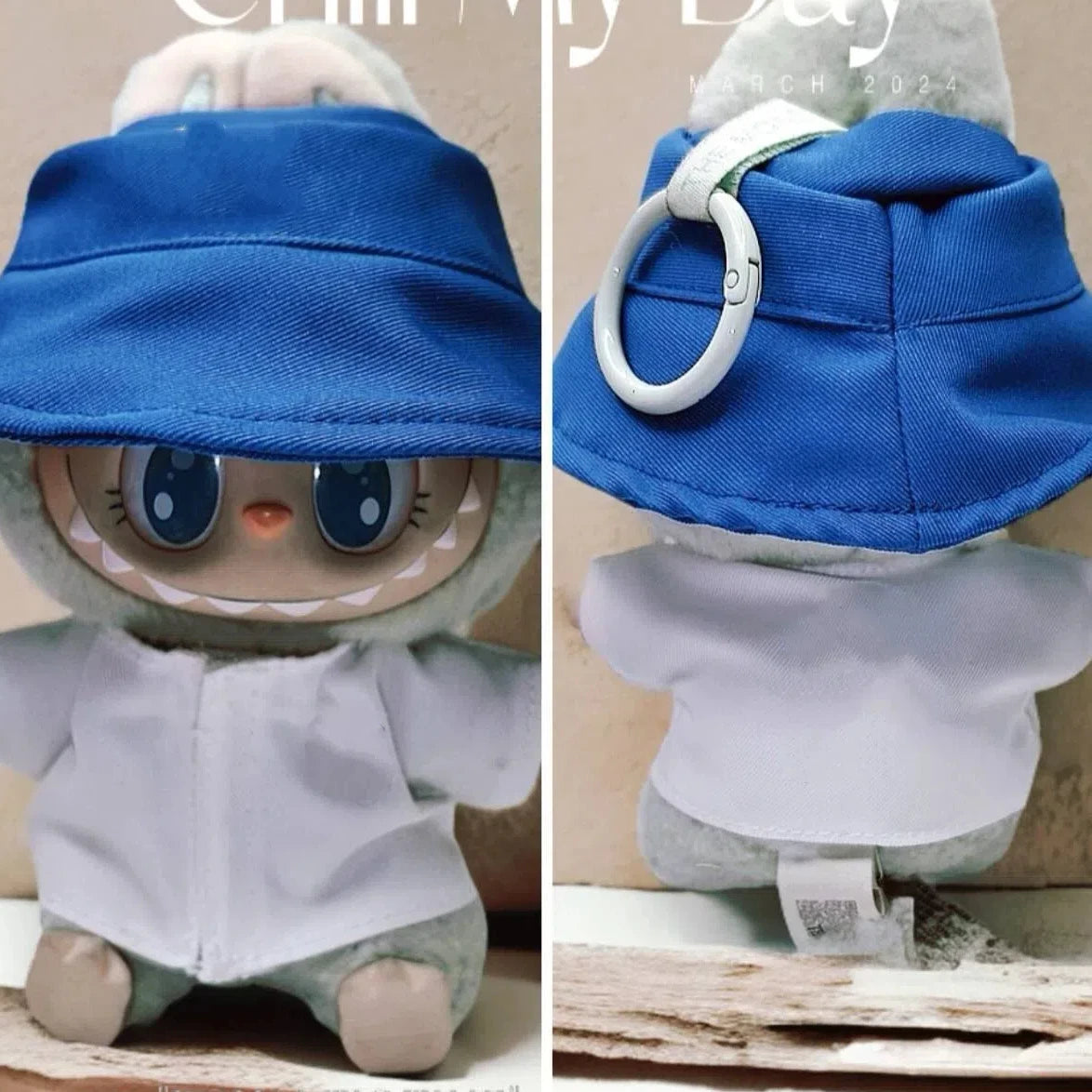 Hot Labubu Doll Clothes 15/17cm Labubu Clothes Sitting Party Number 17 Baseball Clothes Children'S Diy Doll Accessories Gift