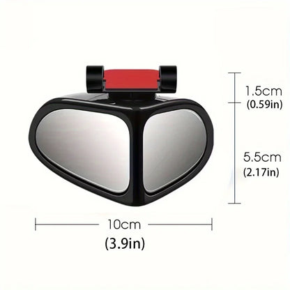 360 Degree Rotatable Side Car Blind Spot Convex Mirror Car Blind Spot Convex Mirror Rearview Parking Safety Auto Exterior Mirror