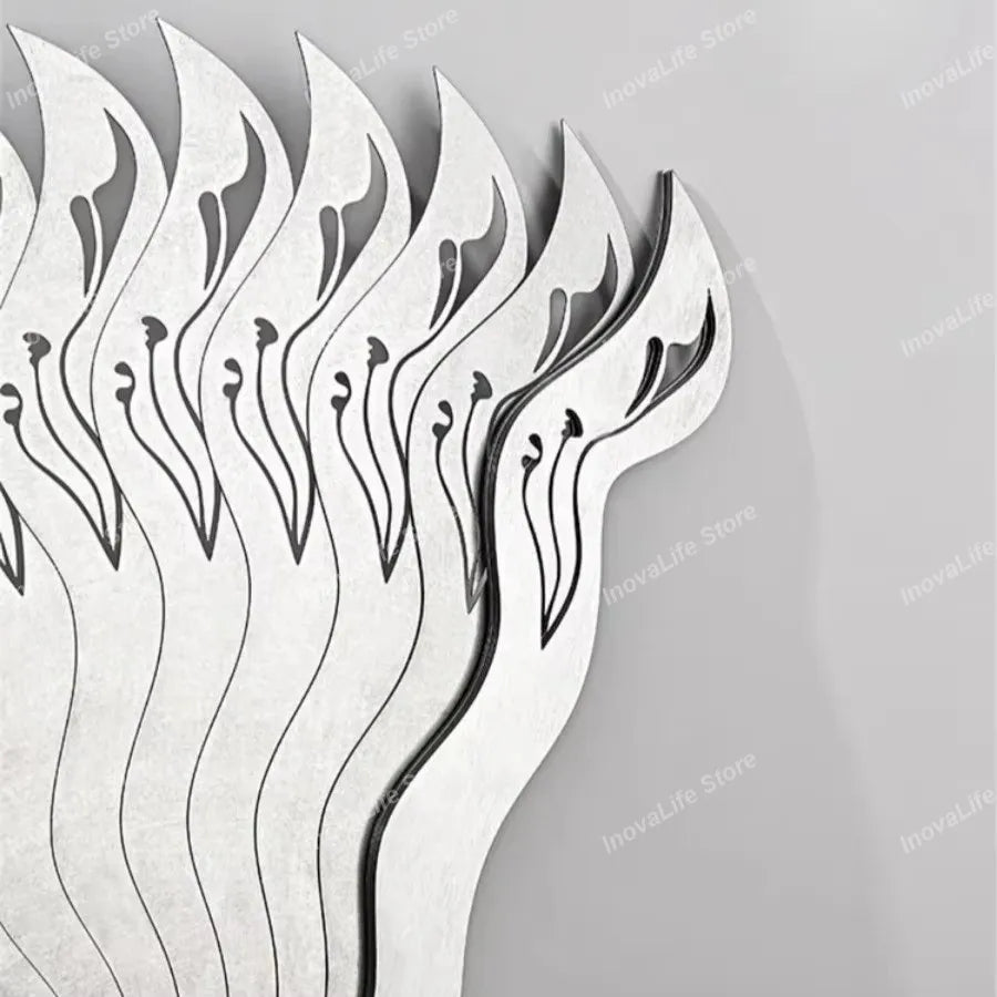 Chinese Fine Metal Antique Fan Hollow Self-Defense Kung Fu Tai Chi Fans Portable Men Stainless Steel Folding Fan Home Decor