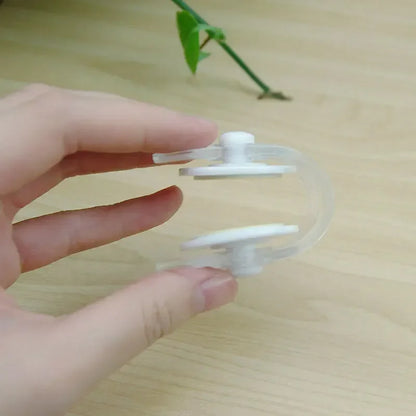 2Pcs Transparent Drawer Door Cabinet Cupboard Safety Locks Baby Kids Safety Care Plastic Locks Straps Infant Baby Protection