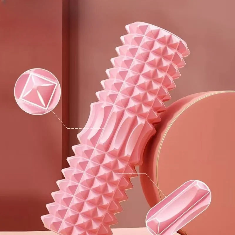 Solid Foam Roller Yoga Mat Muscle Fascia Relaxation  Massage Stick for Fitness And Stretching