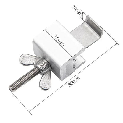 Portable Door Lock Travel Hotel Lock Dual Nut Adjustment Privacy Doors Lock Anti-Theft Door Stopper for Home Security Door Stop