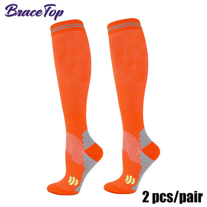 1 Pair Sports Stockings Compression Golf Sports Socks Medical Nursing Stockings Prevent Varicose Veins Socks Fit for Rugby Socks