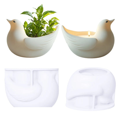 Church relief succulent plant flowerpot resin silicone mold house church storage box mold tower church cross relief gypsum molds