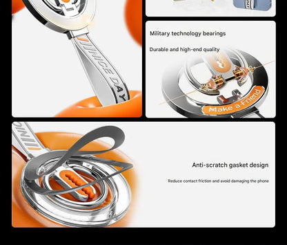 for MagSafe Car Mount, 3-in-1 Upgraded Magnetic Phone Ring Holder Grip Kickstand Car  with MagSafe Accessories for IOS & Android