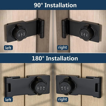 Anti-theft Combination Locks Keyless Household Security Cabinet Password Lock for Door Locks,Shoe Cabinets,Drawers,Wardrobes