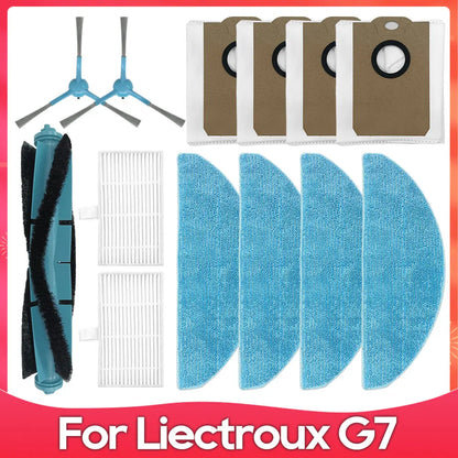 Compatible For ( Liectroux G7 / AENO RC4S / EVOLUTION AIRO ) Roller Side Brush Filter Mop Dust Bag Robot Vacuums Accessory