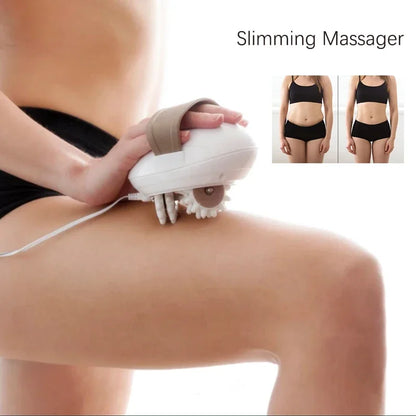 3D Electric Drum Body Slimming Massager Roller Anti-Cellulite Massage Device Fat Burner Machine Loss Weight Tool Relieve Muscle