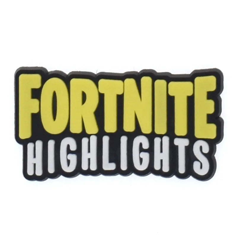 Fortnite Crocs Shoe Buckle Cute DIY Croc Charm Female Garden Shoes Decor Party Girls boys Gifts