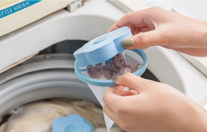 Lint Catcher Fur Laundry Hair Catcher Washing Machine Pet Hair Catcher Remover Filter Floating Lint Mesh Bag Filter Net Pouch