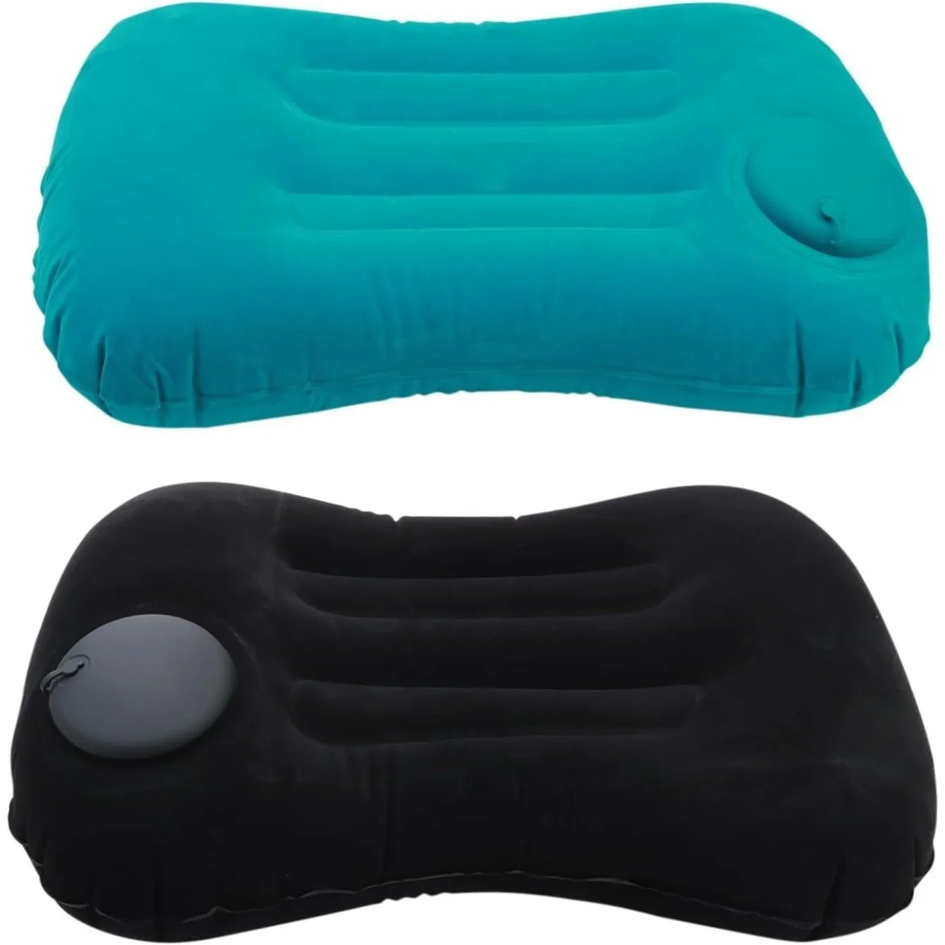 Camping Pillow Inflatable Travel Pillow 1pc Portable Neck Rest Press to Inflate Compact Air Pillow for Beach Office Home Travel