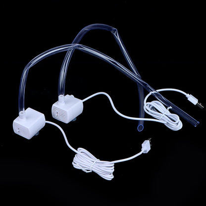 Water Pump LED Light Pet Cat Water Fountain Motor Replacement For Cat Flowers Drinking Bowl Dispenser Home Pet Dog Accessories