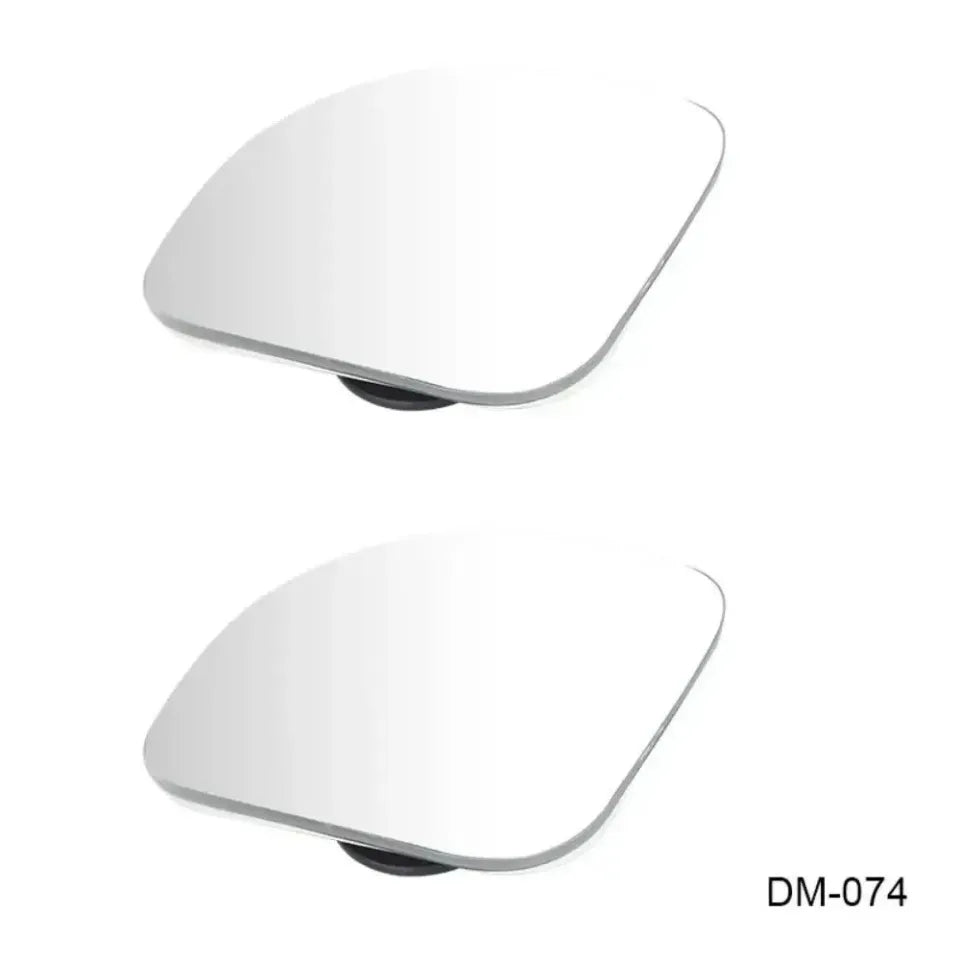 2pcs Car Mirror Wide Angle Car Blind Spot Mirrors 360° Adjustable Auxiliary Rearview Mirrors HD Frameless Small Round Mirror